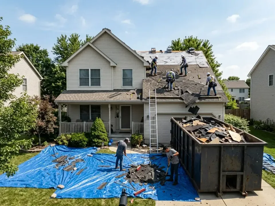 roof-replacement-debris-remova-004 — frequently asked questions, Cheapest Dumpster Rentals in Willowbrook, IL